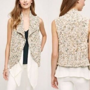 Anthropologie Knitted & Knotted Caprea marbled sweater vest